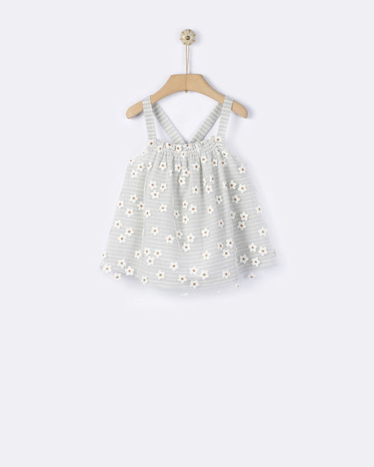 YELL-OH AITHER TOP STRIPED DAISIES