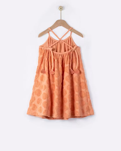 YELL OH ZOE SOFT CORAL DRESS