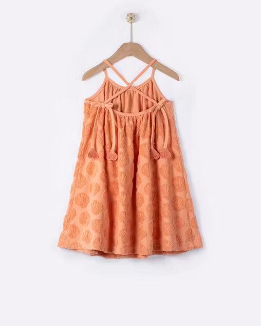 YELL OH ZOE SOFT CORAL DRESS