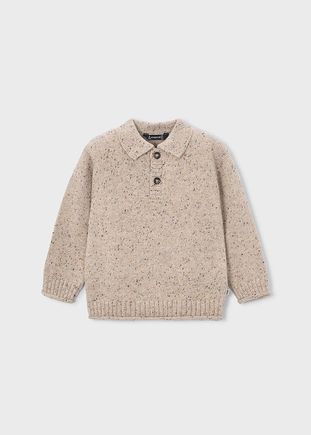 MAYORAL KNITTED POLO SWEATER