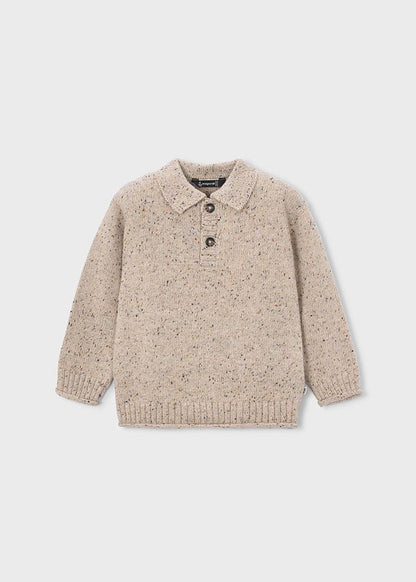 MAYORAL KNITTED POLO SWEATER