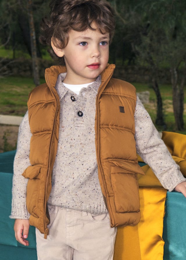 MAYORAL KNITTED POLO SWEATER