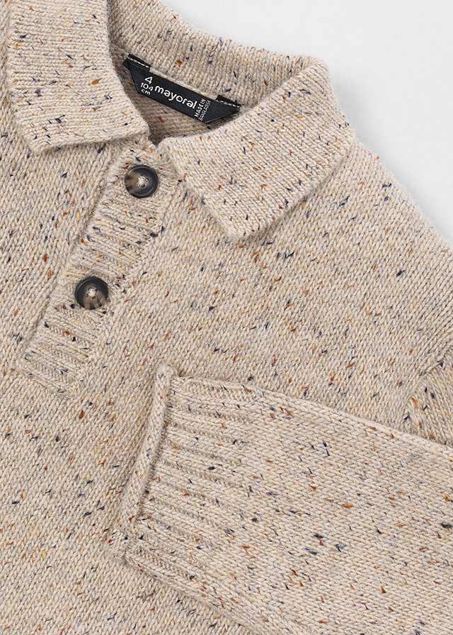 MAYORAL KNITTED POLO SWEATER