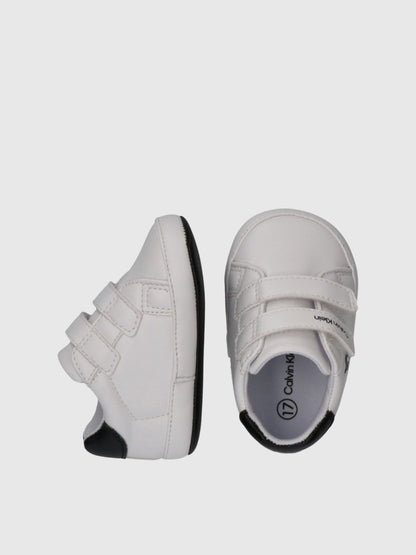CALVIN KLEIN NEWBORN KIDS LOW CUT VELCRO SNEAKERS