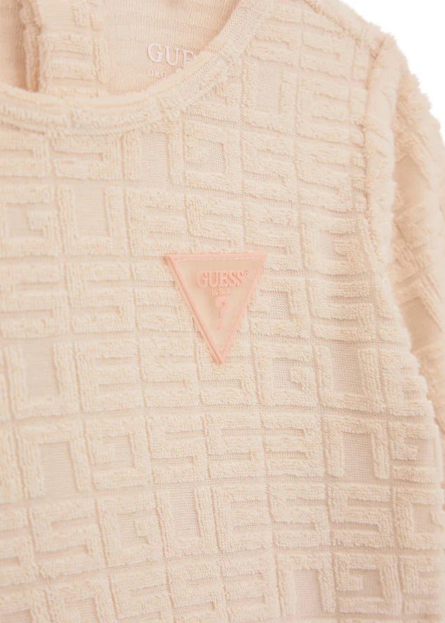 GUESS BABY UNISEX INTERLOCK OVERALL