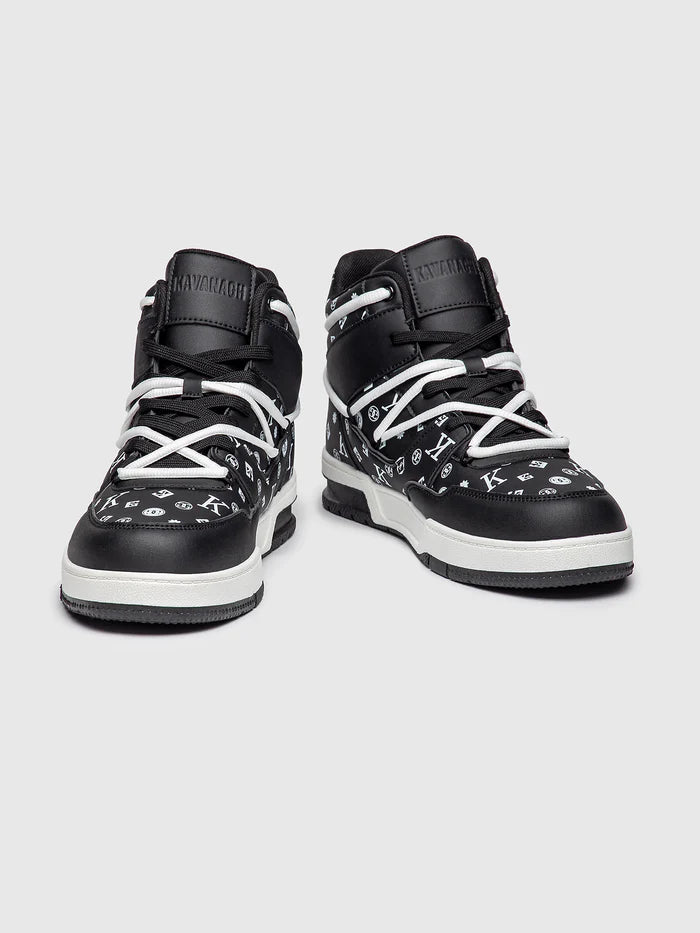 GIANNI KAVANAGH LOGOMANIA HIGH SNEAKERS