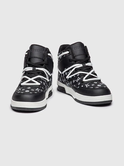 GIANNI KAVANAGH LOGOMANIA HIGH SNEAKERS