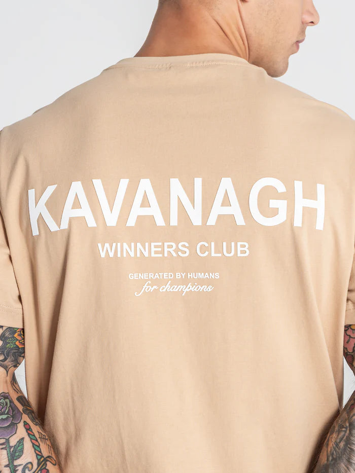 GIANNI KAVANAGH BEIGE THE CLUB T SHIRT