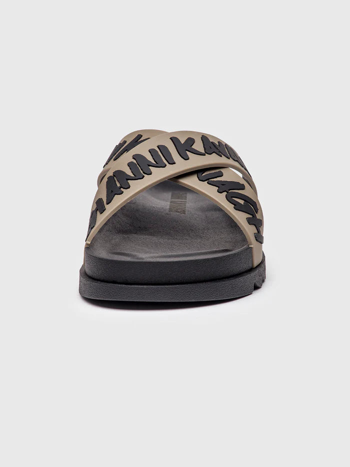 GIANNI KAVANAGH GREY REBEL SLIDERS