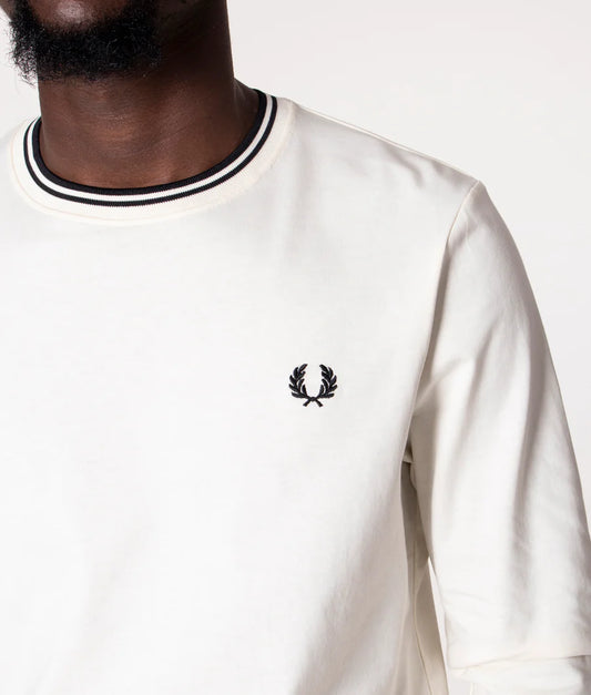 FRED PERRY TWIN TIPPED LS T SHIRT