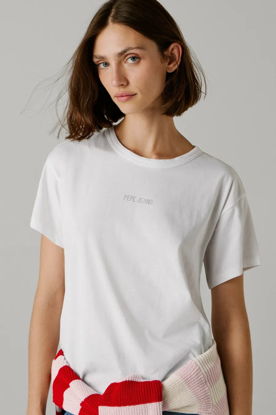 PEPE JEANS WOMAN MIA LOGO T SHIRT