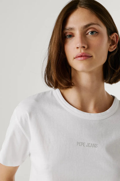 PEPE JEANS WOMAN MIA LOGO T SHIRT
