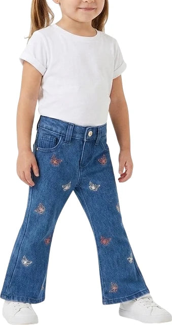 GUESS KIDS FLARE DENIM AOP PANTS