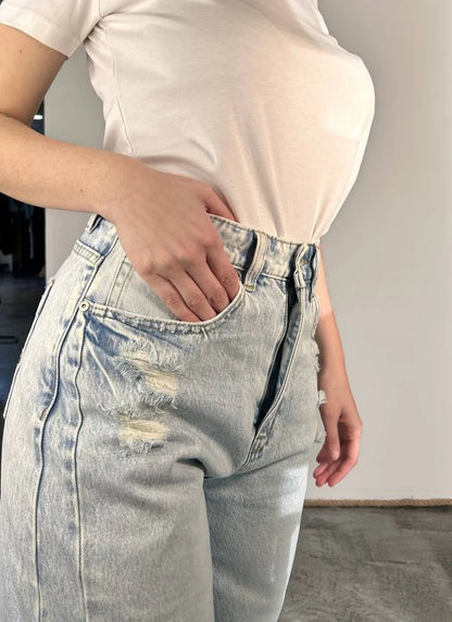GIANNI LUPO WOMAN HAZEL BAGGY JEANS