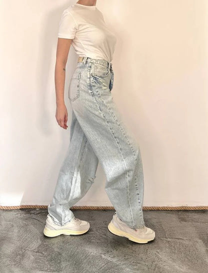 GIANNI LUPO WOMAN HAZEL BAGGY JEANS