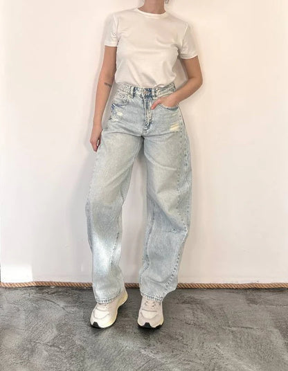 GIANNI LUPO WOMAN HAZEL BAGGY JEANS