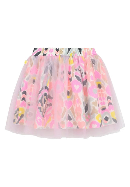 BILLIEBLUSH GIRLS LAYERED PRINTED TULLE SKIRT