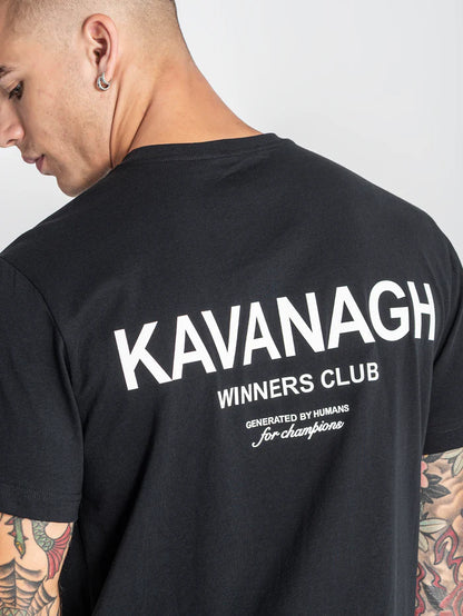 GIANNI KAVANAGH BLACK THE CLUB T SHIRT