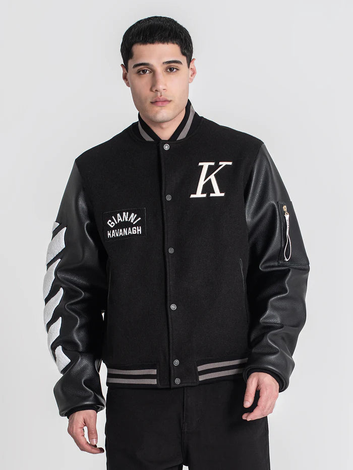 GIANNI KAVANAGH VARSITY BOMBER JACKET