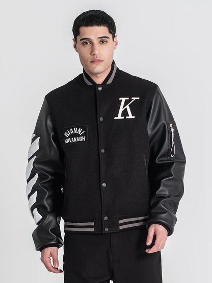 GIANNI KAVANAGH VARSITY BOMBER JACKET