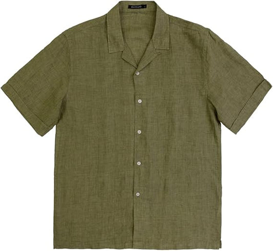 GIANNI LUPO LINEN SHORTSLEEVE SHIRT