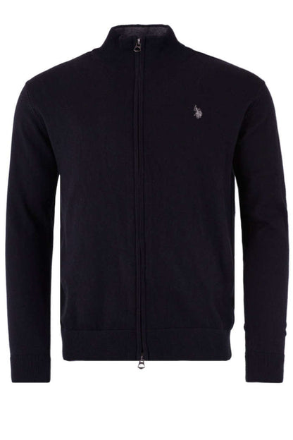 US POLO ASSN MEN LEO FULL ZIP KNITTED CARDIGAN
