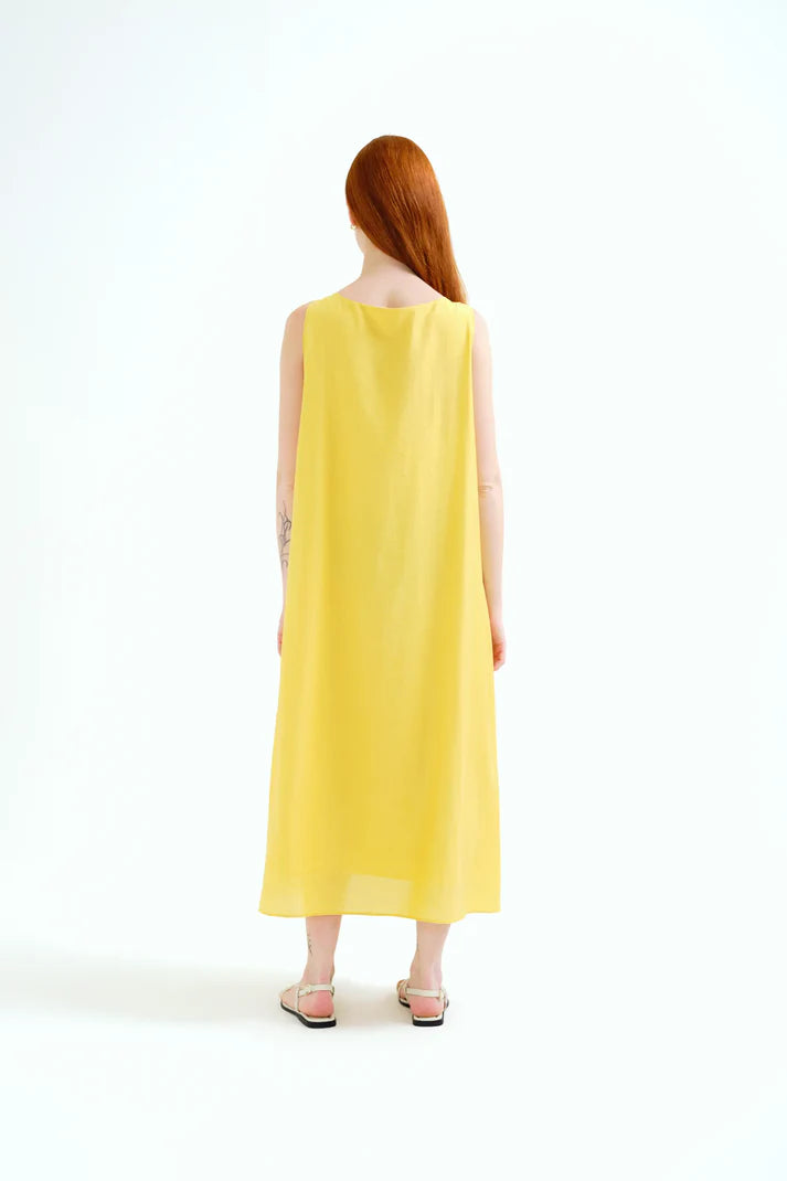 COMPANIA FANTASTICA KNOTTED DETAIL DRESS