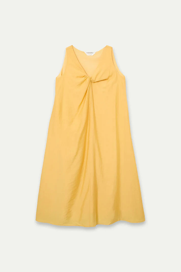 COMPANIA FANTASTICA KNOTTED DETAIL DRESS