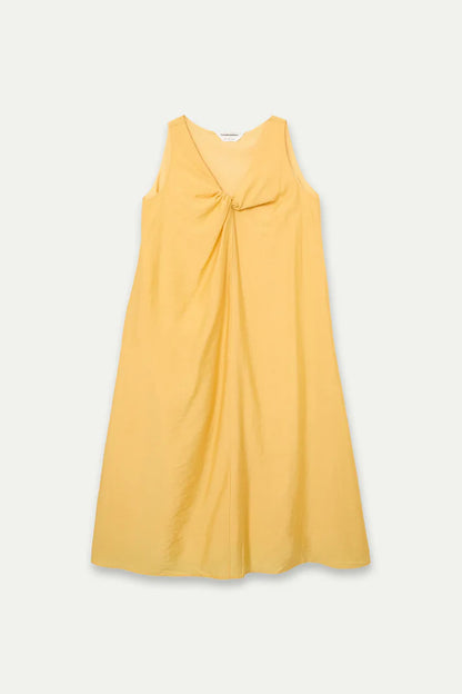 COMPANIA FANTASTICA KNOTTED DETAIL DRESS