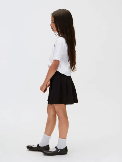 CALVIN KLEIN KIDS PUNTO MILANO PLEATED SKIRT