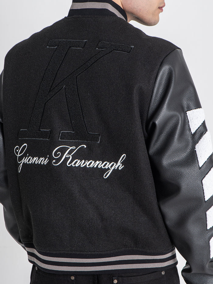 GIANNI KAVANAGH VARSITY BOMBER JACKET