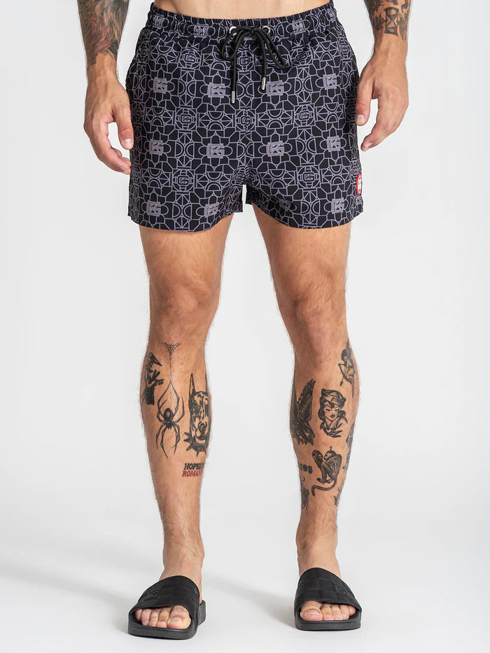 GIANNI KAVANAGH TILED SWIMSHORTS