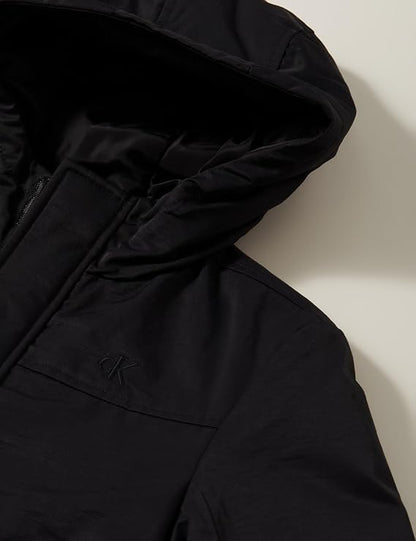 CALVIN KLEIN KIDS PADDED HOODED HARRINGTON JACKET