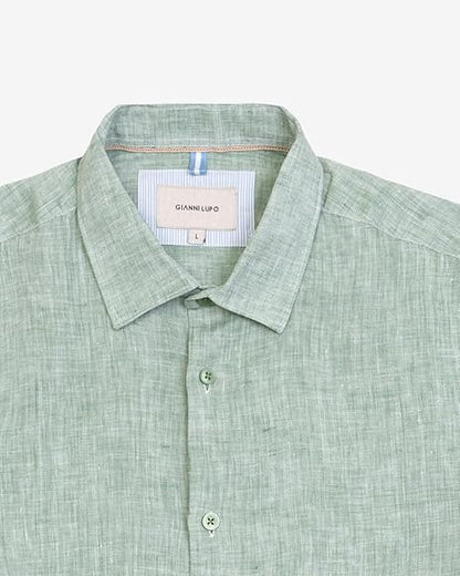 GIANNI LUPO COTTON LINEN SHIRT