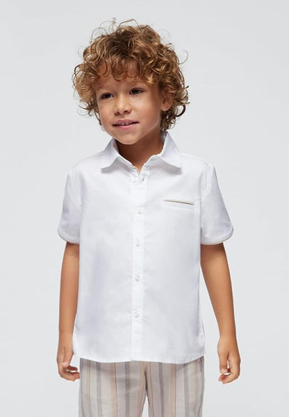 MAYORAL COOTON LINEN SS SHIRT
