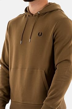 FRED PERRY TIPPED HOODED SWEATSHIRT