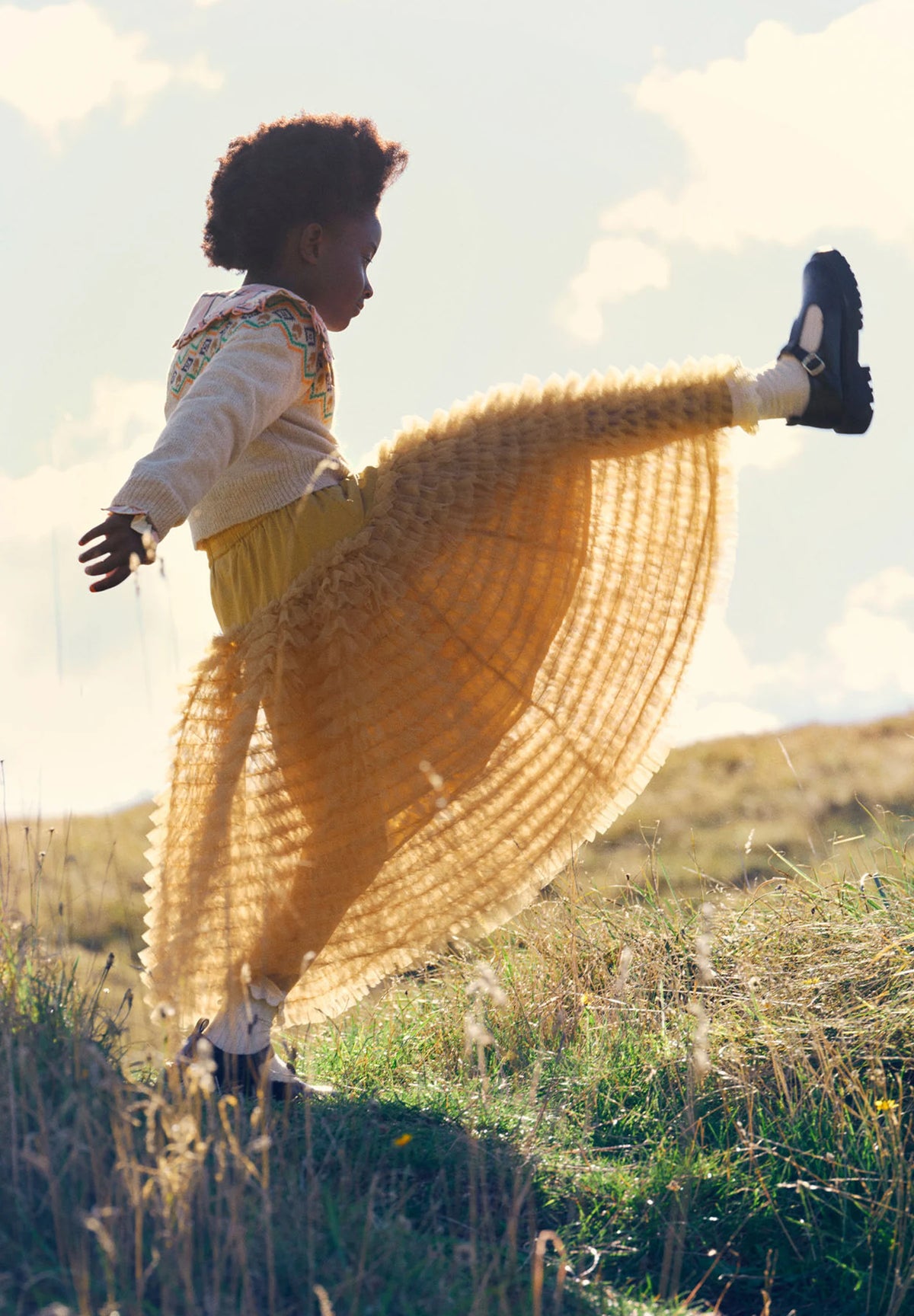 MOLO KIDS GIRLS TULLE SKIRT