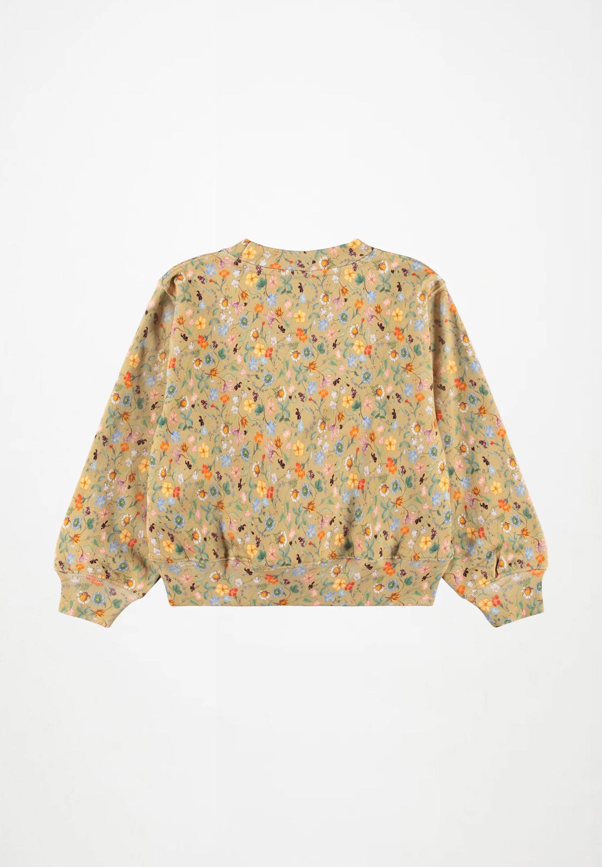 MOLO KIDS GIRLS ALLOVER FLOWERS PRINT SWEATSHIRT