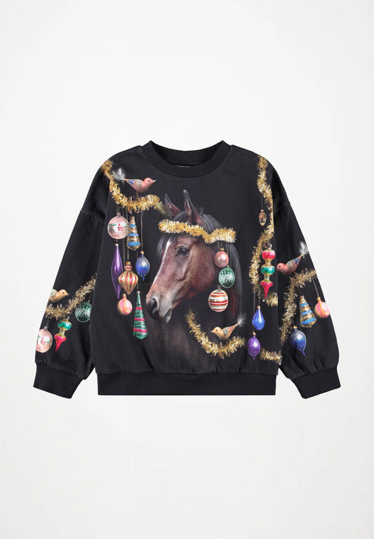 MOLO KIDS MAXI MULTIPRINT SWEATSHIRT