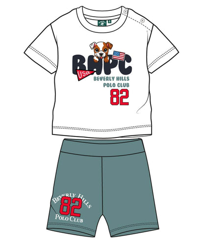 BEVERLY HILLS POLO CLUB SET T SHIRT & SHORT