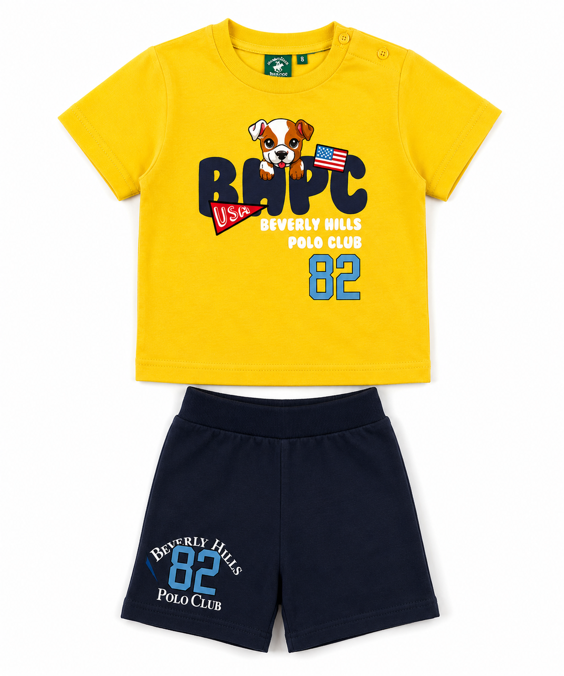 BEVERLY HILLS POLO CLUB SET T SHIRT & SHORT