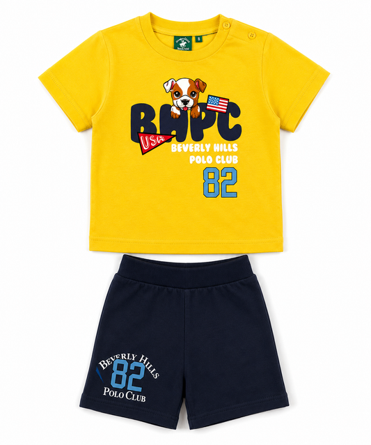 BEVERLY HILLS POLO CLUB SET T SHIRT & SHORT