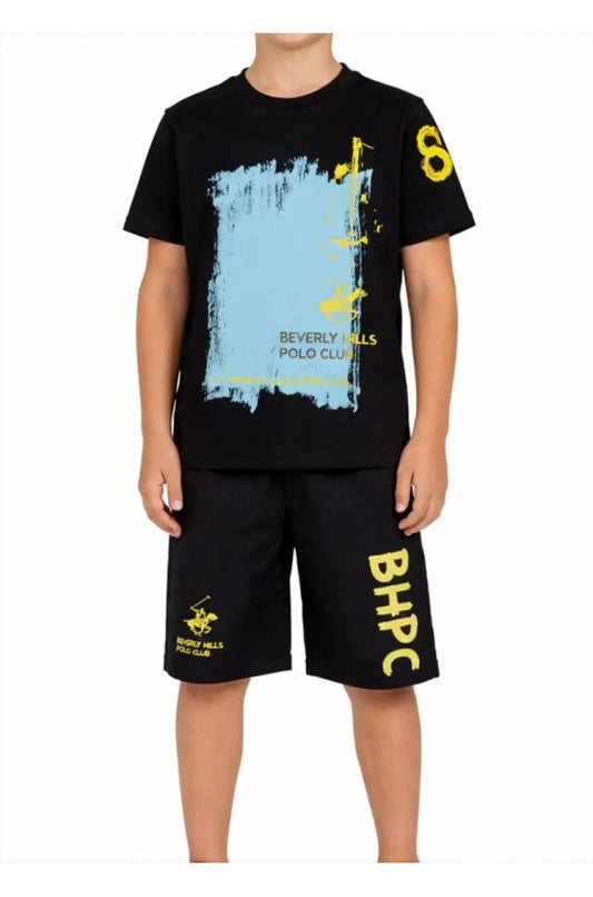 BEVERLY HILLS KIDS SET T SHIRT & SHORT