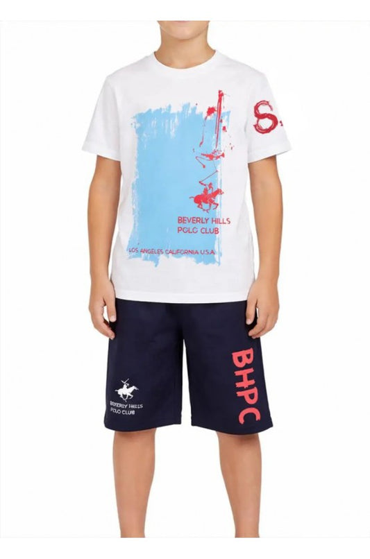 BEVERLY HILLS KIDS SET T SHIRT & SHORT