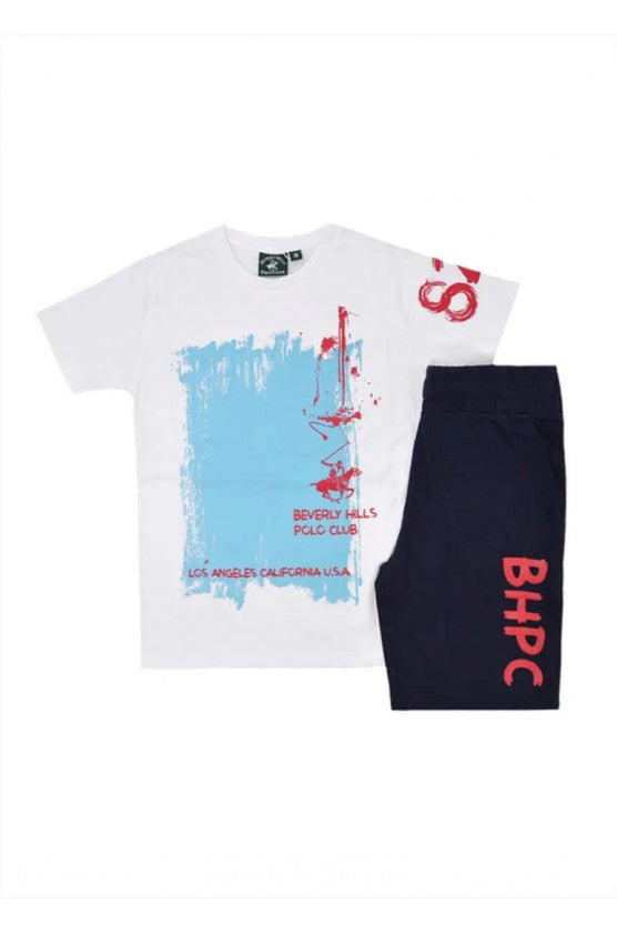 BEVERLY HILLS KIDS SET T SHIRT & SHORT