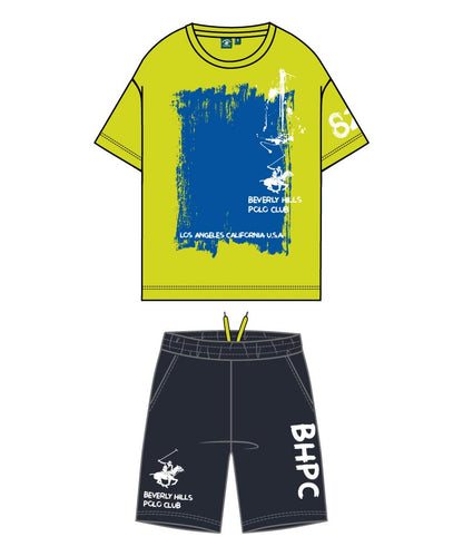 BEVERLY HILLS POLO CLUB KIS SET T SHIRT & SHORT