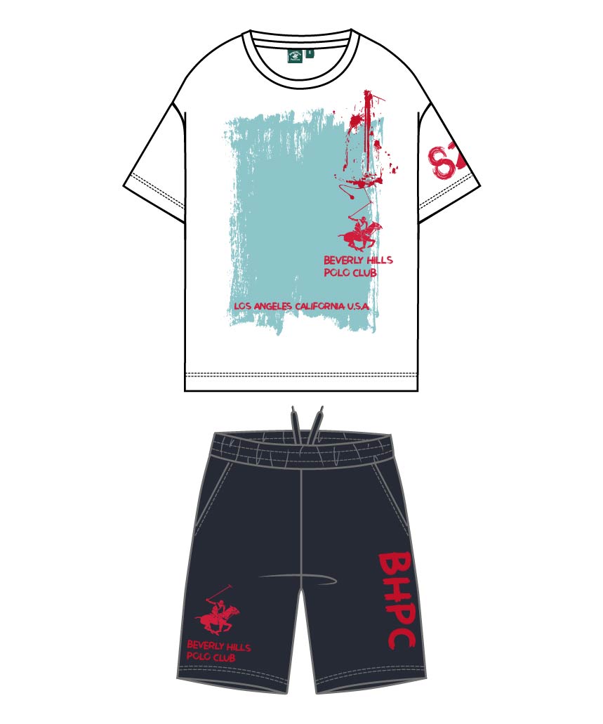 BEVERLY HILLS KIDS SET T SHIRT & SHORT