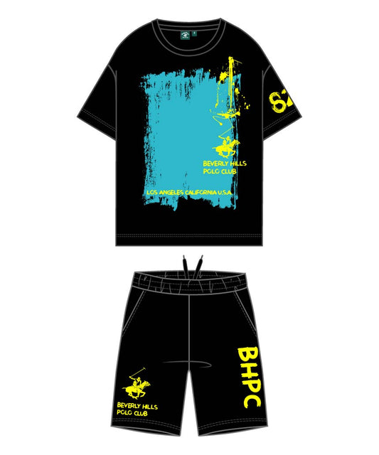 BEVERLY HILLS KIDS SET T SHIRT & SHORT
