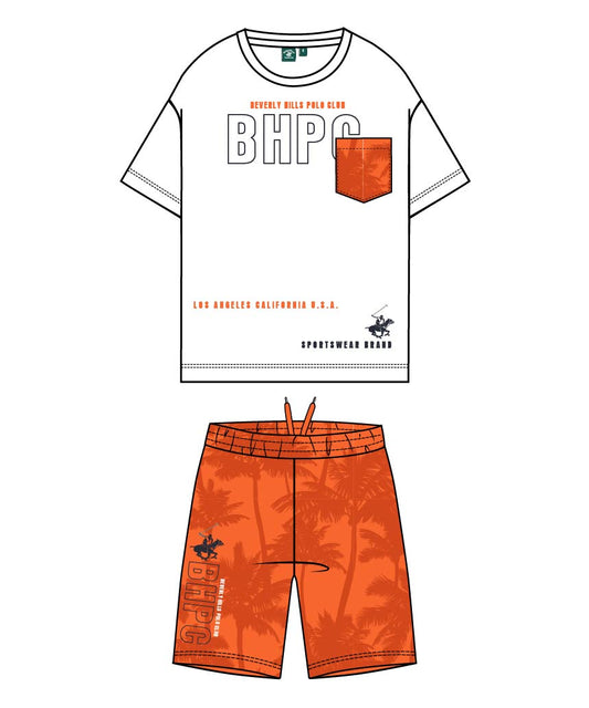BEVERLY HILLS KIDS SET T SHIRT & SHORT