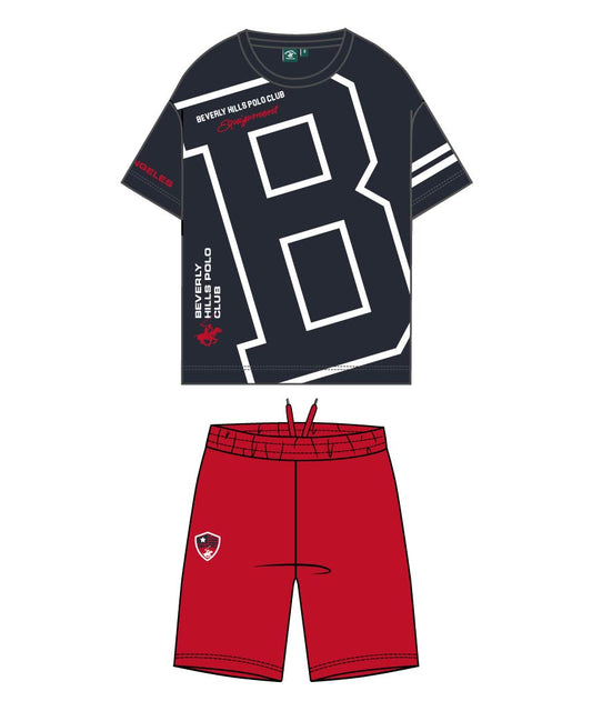 BEVERLY HILLS POLO CLUB KIDS SET T SHIRT & SHORT